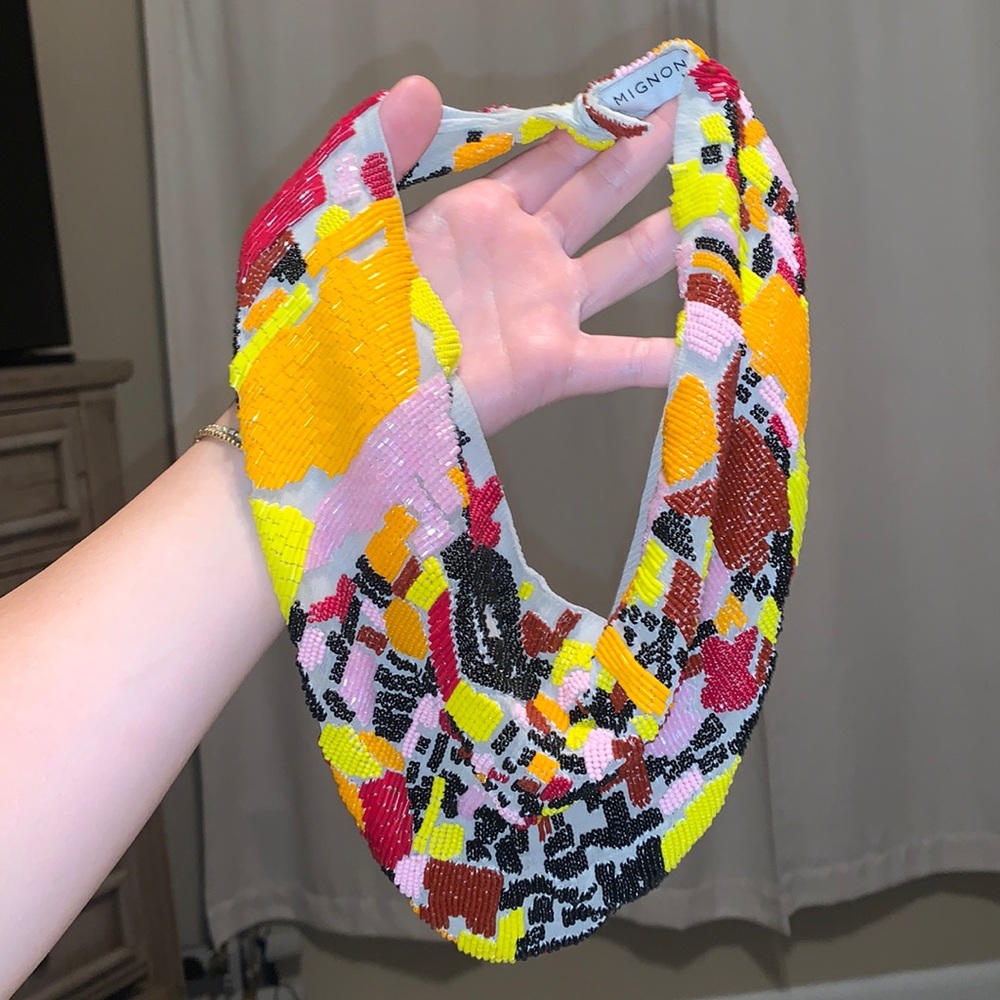 Mignonne Gavigan beaded scarf necklace